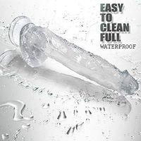 Stkuoo Long and Realistic Dillo with Suction Cup, with A Strong Suction Base for Women and Couples