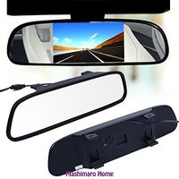 5" HD 800 x 480 TFT LCD Color Monitor Mirror Reverse Car Rear View Backup Camera DVD 12V