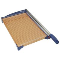 Westcott Guillotine Paper Trimmer With Wood Base, 15"