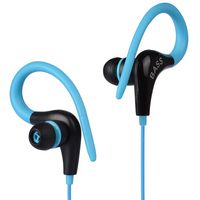 Deole Brand Earbuds Super Bass Noise Canceling Earphone Headphone Sport Headset for Iphone for Andriod for Xiaomi for MP4 MP3 PC[ Blue ]