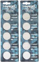 10 Loopacell Lithium 3V Batteries CR2330