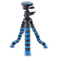 AVAWO Universal 12" Inch Flexible Tripod Wrapable Leg Quick Release Plate for GoPro, iPhone 7 6 6S Plus 5S Samsung Note S7 S6 Smartphone + GoPro Tripod Mount + Cell Phone Tripod Adapter