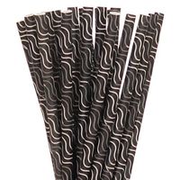 Black with White and Grey Waves Star (100)