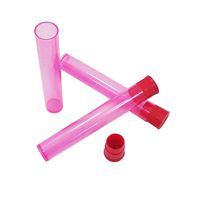 Doob Tube Smell Proof Water Tight Cigarette Herb Container Bulk Wholesale (500 Pack) (Red)