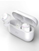 JEET AIR Plus TWS Earbuds Bluetooth 5.0 IPX5 Waterproof Wireless Earbuds Sports Headphones in-Ear Built-in Mic Hi-fi Sound Deep Bass with Charging Case APP Control CVC8.0 Apt-X White