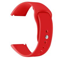FunDiscount Shop Compatible for Fitbit Versa Bands, Silicone Breathable Sport Replacement Fitness Watch Wristband Strap Bracelet Compatible for Fitbit Versa Lite Band (Red, Large)
