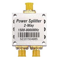 High Frequency 1.5-8Ghz Power Divider 1pcs/1500~8000Mhz 2 Way RF Power Splitter Combiner w/SMA Female Connector