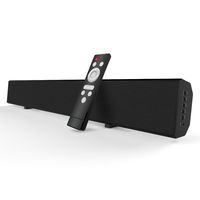 Sound Bars for TV Meidong Bluetooth Soundbar Wired and Wireless Bluetooth Surround Sound for TV Sounds Bar Includes Optical Cable, RCA Cable and Remote Control (29.9 in, Black)