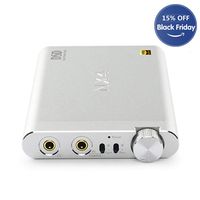 Dilvpoetry Topping NX4 DSD XMOS-XU208 chip DAC ES9038Q2M chip Portable USB Headphone Amp Decoder Power Amplifier (Silver)