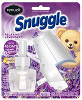 Renuzit Snuggle Scented Oil Refill Air Freshener & Plugin Warmer, Relaxing Lavender