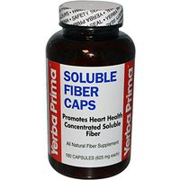 Yerba Prima Soluble Fiber Capsule - 180 per pack - 3 packs per case.