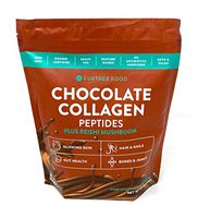 Further Food Dark Chocolate Collagen Peptides Protein Powder Plus Reishi Mushroom 56 Servings 8,000 mg of Hydrolyzed Grass Fed,Keto, Paleo, Sugar Free