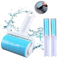 Lint Roller Version Lint Roller Resuable & Washable Lint Roller Pet Hair Remover Lint Roller Cleaner for Clothes for Lint, Clothes, Car Seats, Large/Small Size with with Cover with 1L+2s
