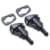 MIKKUPPA Front Windshield Washer Nozzle - for Dodge, Jeep, Chrysler, Ram - Replaces OEM #: 4805742AB