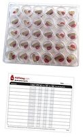 30 Day Monthly Pill Containers with Tray Organizer and Medication Log Pill Organizer