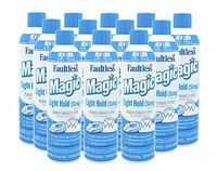 Magic Sizing Spray Light Body – No Flaking or Clogging! - Wrinkle Release Spray – 20oz Iron Spray for Clothes (Pack of 12) – Fresh Linen Scent Finishing Spray