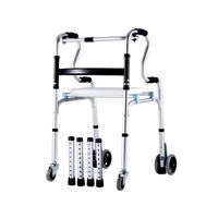 LBYMYB Multi-Function Walker Assisted Walking Stick Four-Legged Stool for The Elderly Walking Four-Foot Walker Wheelchair (Size : B)