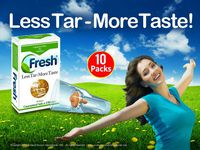 FRESH Cigarette Filters 10 Packs = 300 Filters. Take The NIC Out!