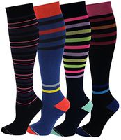 4 Pairs Cotton Compression Socks