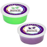 Humactive Hand Therapy Putty, Set of 2-6 Ounce, Medium/X-Firm - (Green/Purple)