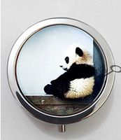 BlackKey Panda Animal 3-Compartment Decorative Pocket Gift Box Case Organizer for Pill, Color 1 -377