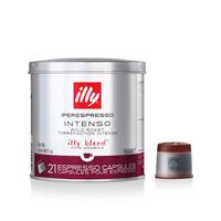 illy Coffee, Intenso iperEspresso Capsule, Dark Roast Espresso Pods,Compatible with illy iperEspresso Machines, (Pack of 6) (Packaging may Vary)