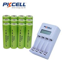 AA Size 1.2V Nimh 2600mAh High Capacity Rechargeable Batteries (12pc+Charger)