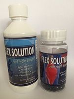 Kit Flex Solution Joint Health Support Liquid & Softgels Glucosamine Chondroitin MSM Vitamin C Plus Hyaluronic Acid