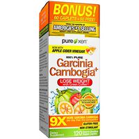 Purely Inspired 100% Pure Garcinia Cambogia Extract with HCA, Extra Strength, Weight Loss, 120 count Veggie Tablets (packaging may vary)