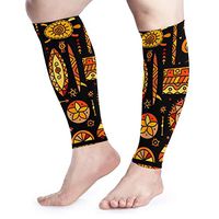 FRS Ltd Tribal Elements Calf Compression Sleeve 1 Pair Men Women Leg Socks Sports Running