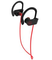 Bluetooth Headphones, Best Wireless Sports Earphones w/Mic IPX6 Waterproof HD Stereo Sweatproof in Ear Earbuds for Gym Running Workout 7 Hour Battery Noise Isolating Headsets, Red