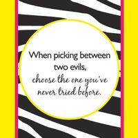 Cocktail Size Paper Napkin,When Picking Between Two Evils