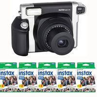 Fujifilm INSTAX 300 Instant Photo Camera Kit with 5 Twin Pack of INSTAX Wide Film (100 images)