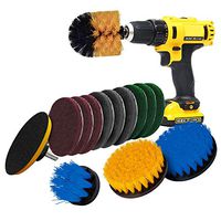 Grill Brush and Scraper Power Scrubber Drill Brush Kit Drill Scrubber Attachment Scrub Pads drill brushes for cleaning, BBQ Brush for Tiles, Pots, Bathtub, Bathroom & Kitchen