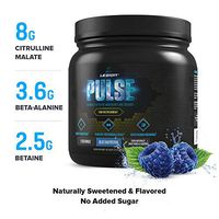 Legion Pulse, Best Caffeine Free Natural Pre Workout Supplement for Women and Men – Powerful Nitric Oxide Booster, Non Stimulant w/Beta Alanine, Citrulline and Alpha GPC, (Caffeine Free Blue Razz)