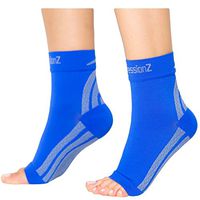 CompressionZ Plantar Fasciitis Socks - Compression Foot Sleeves - Ankle Brace Arch Support - Pain Relief for Heel Spurs, Edema, Achilles Tendonitis