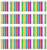 EZtube Assorted 4.5" Inches Hinged Lid Joint Blunt Doob Tube Holder Waterproof Airtight Smell Proof Odor Sealing Container (96 Pack)