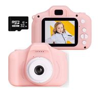 Yuyitec 2019 New Kids Digital Camera for Girls with Game, Pink Childrens Camera with 1080P Screen