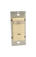 Leviton ODS15-IDI Decora Passive Infrared Wall Switch Occupancy Sensor, 180 Degree, 2100 sq. ft. Coverage, Self-Adjusting, Ivory