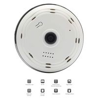 360° Security Camera 1080p HD Wireless IP Cam with Two Way Audio, Motion Detection, Night Verison, MicroSD Recording Alert Push for Home,aa