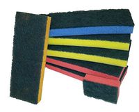 30 Pack of Spongezz Spongin Dual Sided Scouring Sponges (30)