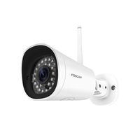 Foscam G2 1080P 25FPS WiFi Security Camera, Alexa Compatible, AI Human & Motion Detection, Free Cloud Service Included, 65ft Night Vision with 30 IR LEDs, IP66 Weatherproof for Indoor or Outdoor,White