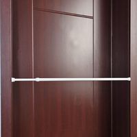  AIUSD Clearance , Spring Loaded Extendable Telescopic Net Voile Tension Curtain Rail Pole Rods