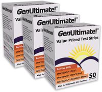 GenUltimate! Test Strips for OneTouch Ultra, Ultra2, and UltraMini Meters - 3 Pack (150 Test Strips)