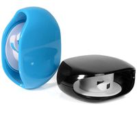 Earbuds Organizer, Cord Manager, Smart Automatic Cord Master, A Simple Pull Then Will Automatic withdraw, The Cord Must Press on The Automatic withdraw Button When Pull (Black+Blue)