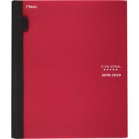 Five Star Student 2019-2020 Academic Year Weekly & Monthly Planner, Large, 8-1/2" x 11", Advance, Red (CAW65013)