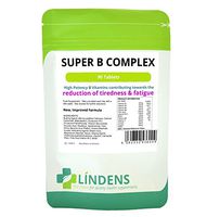 Super Vitamin B Complex Tablets (with probiotic) - High Potency, 90 Tablets