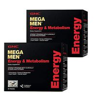 GNC Mega Men Energy & Metabolism Vitapak, Twin Pack, 30 Packs per Box, Promotes Energy, Heart Health and Sexual Health