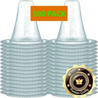 500 Pack Ear Thermometer Covers Replacement Probe Cover Tips Lens Filters, Refill Caps for All Braun ThermoScan Models and Other Brand of Digital Thermometers Disposable Covers