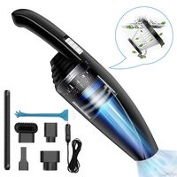 Car Vacuum Cleaner, Goglory Corded Car Vacuum with True 5000PA Strong Suction, 120W High Power Dry/Wet Car Interior Cleaner, DC 12V Lightweight Portable Vacuum with Long Enough Safety Power Cord